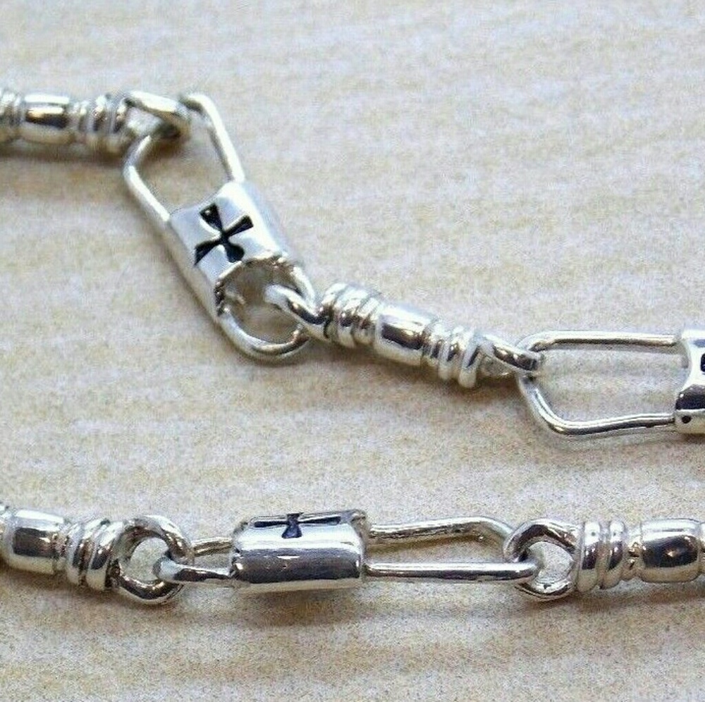 Fishers of Men Acts Sterling Silver Bracelet Maltese 7.5 in - Picture 2 of 2